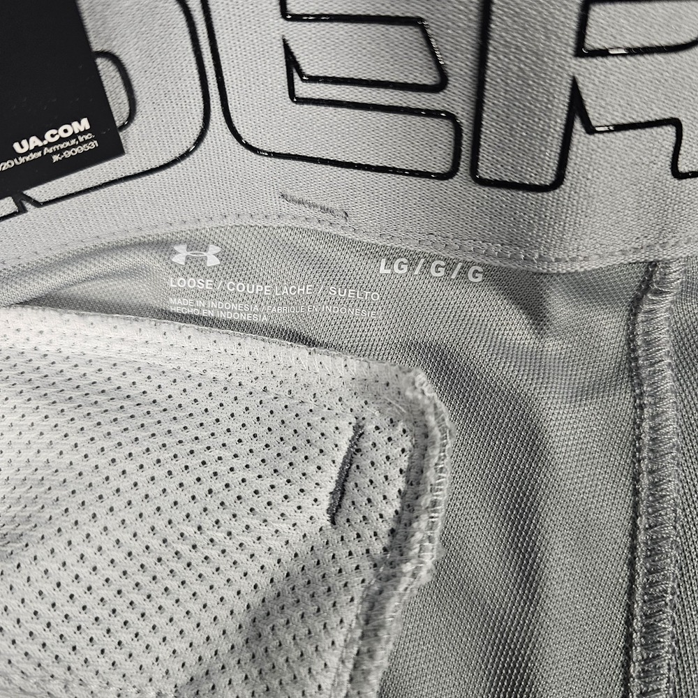 Under Armour Baseball Pants Mens LG Gray Utility‎ Relaxed Fit NWT - Picture 6 of 9